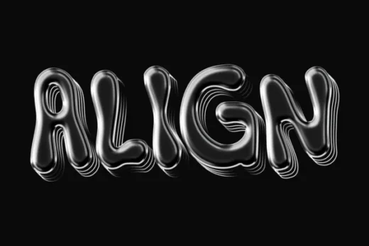 Liquid chrome monochrome text effect 2025 11 27 03 59 50 utc design add on for photoshop procreate illustrator and more